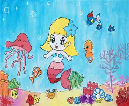 海底世界的圖畫，探索神秘深海的奇妙畫卷，深海奧秘，海底世界的奇妙畫卷探索