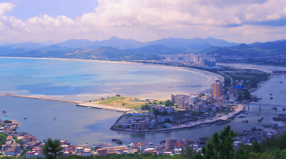 惠州雙月灣，一幅美麗的畫(huà)卷，惠州雙月灣，絕美畫(huà)卷展現(xiàn)自然魅力