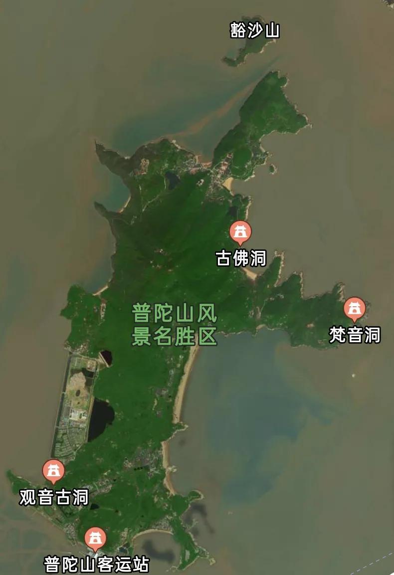 浙江普陀山，神秘的佛教勝地，究竟位于哪里？，浙江普陀山，神秘佛教勝地的地理位置探秘