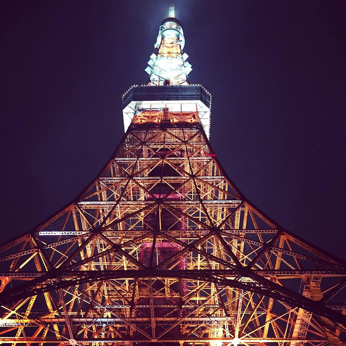 東京塔圖片，美景盡收眼底，東京塔美景盡收眼底，壯麗圖片欣賞
