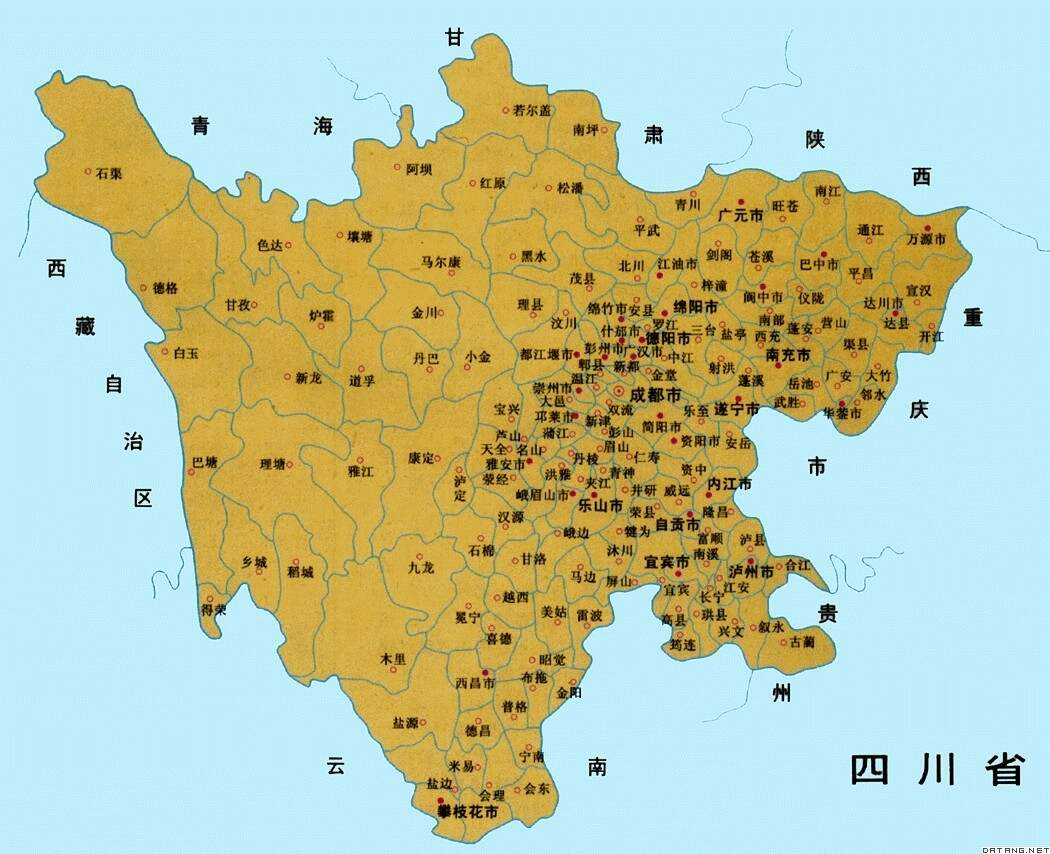 四川省地圖全圖高清版大圖，探索四川的美麗與富饒，四川全貌，高清地圖大圖展現(xiàn)四川的美麗與富饒