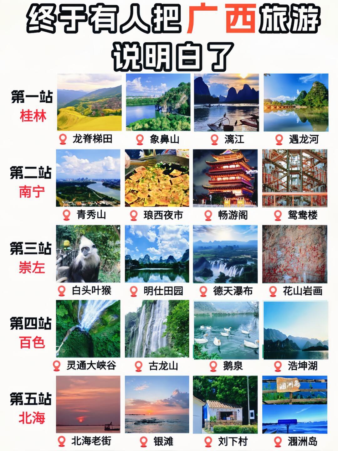 廣西旅游攻略，必玩的景點(diǎn)大全，廣西旅游攻略，必玩景點(diǎn)大全