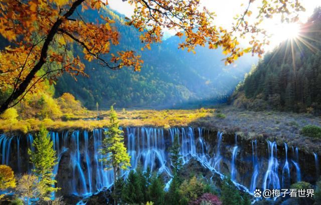 九寨溝附近景區(qū)，自然美景盡收眼底，九寨溝周邊自然美景探秘，一覽無余的絕美風(fēng)光