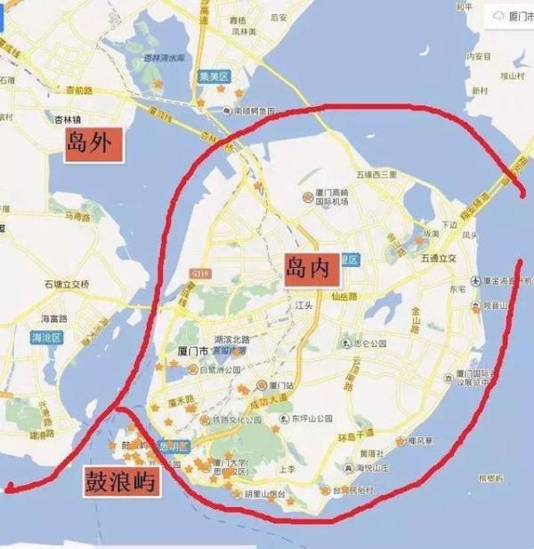 廈門地圖旅游景點地圖，探索這座美麗的濱海城市的最佳方式，廈門旅游地圖指南，探索濱海城市的最佳旅行路線