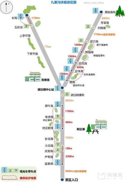 九寨溝景區(qū)導(dǎo)游圖詳解與攻略，九寨溝景區(qū)導(dǎo)游圖詳解與旅游攻略